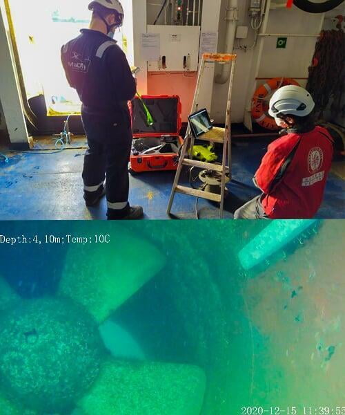 Underwater survey - Brittany Ferries
